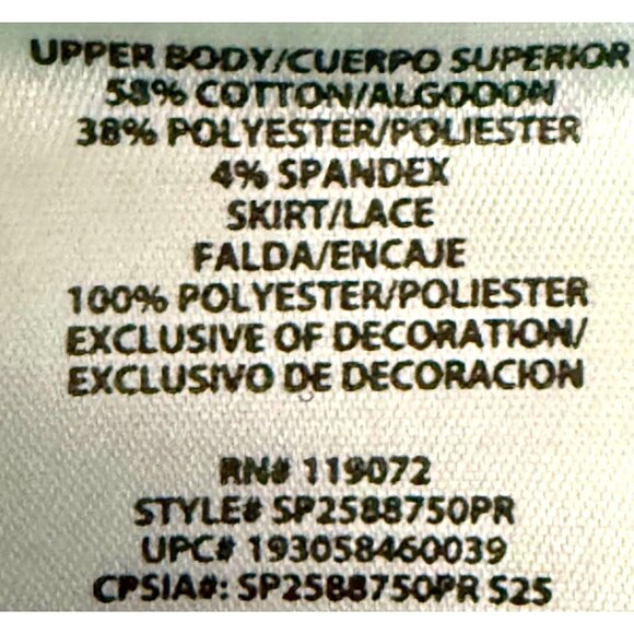 Disney Princess The Little Mermaid Dress With Puff Sleeves SIZE 2T NEW - Picture 8 of 8